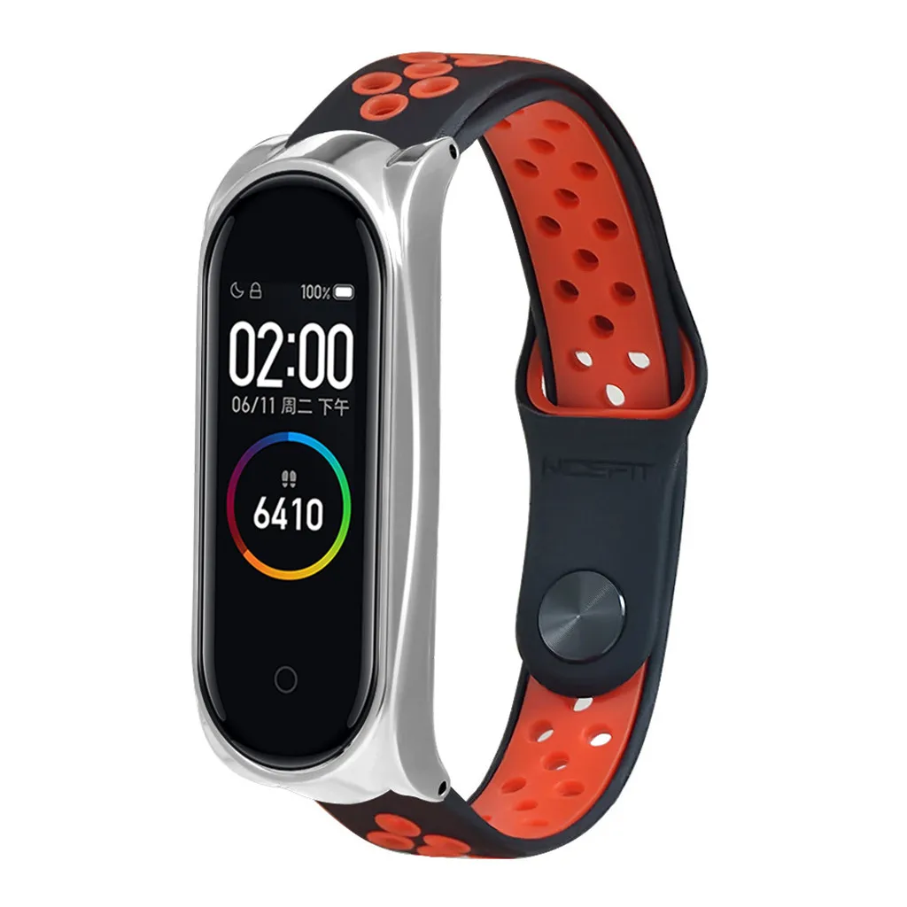 Beautyss Bracelet for Xiaomi Mi Band 4 Sport Strap watch Silicone For xiaomi mi band bracelet Miband | Электроника