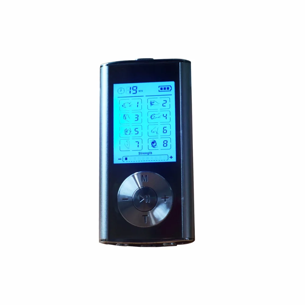 Цифровой терапевтический массажер TENS/EMS стимулятор боли в мышцах и маска для глаз