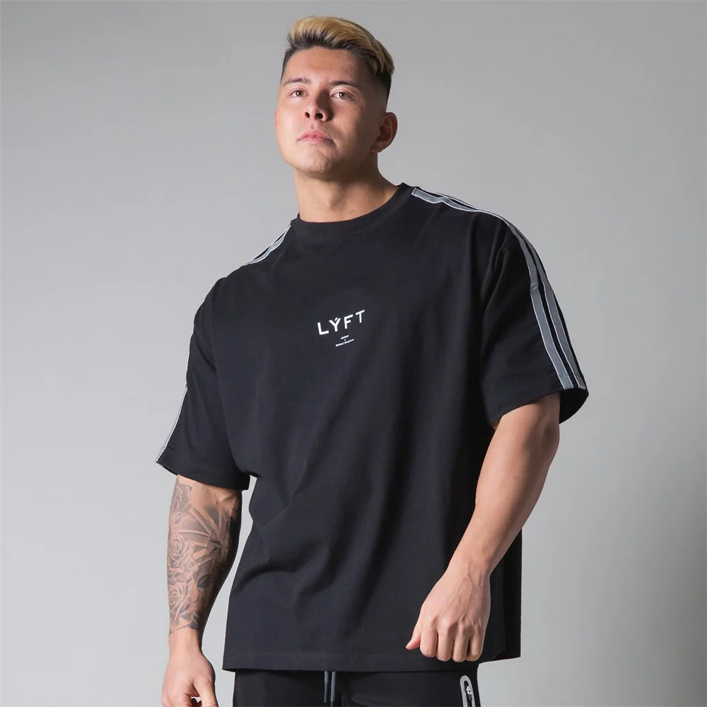 

Summer New Trend Short-Sleeved Cotton Loose Round Neck Half-Sleeved Thin T-Shirt Solid Color Shirt For Men Oversized