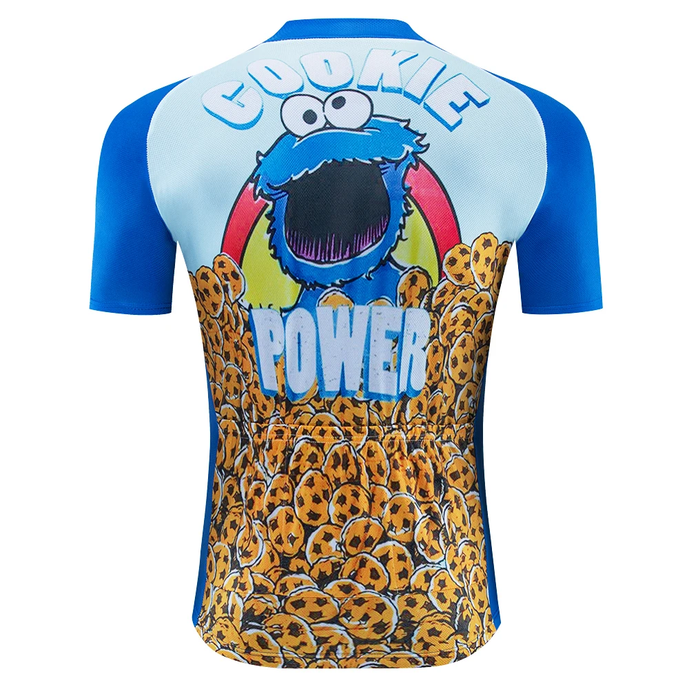 SISVIPCartoon забавные Велоспорт Джерси ropa ciclismo Для мужчин с коротким рукавом Велоспорт одежда maillot Открытый велосипед Джерси MTB