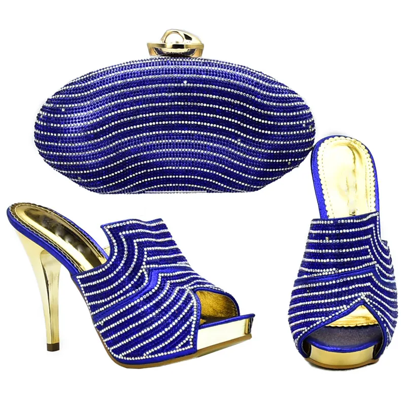 Новейший комплект из обуви и сумки для вечерние в Женская итальянская женская