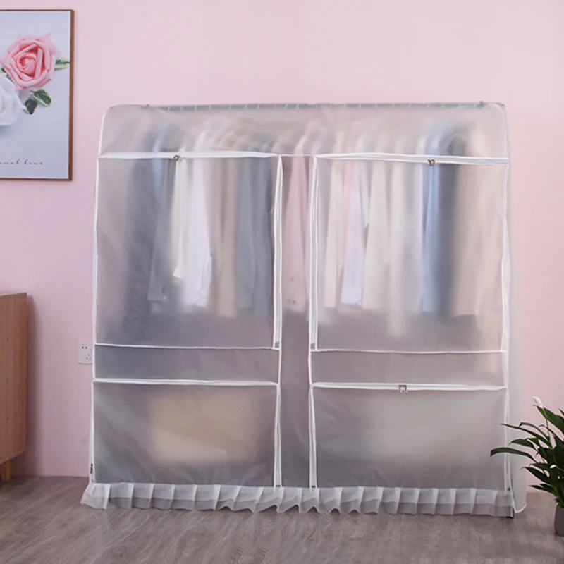 

Прозрачная вешалка для одежды, органайзер, прозрачная вешалка для одежды из ПЭВА, Пылезащитный Водонепроницаемый защитный чехол для одежды...