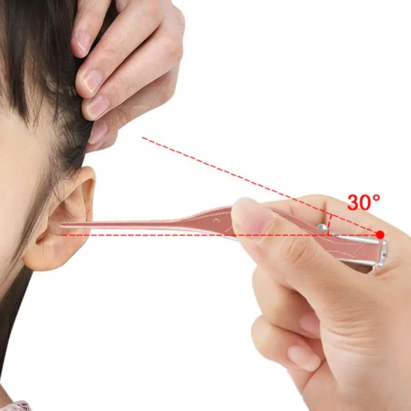 Детские ушные восковые уборщики набор для чистки вспышки светильник ушной