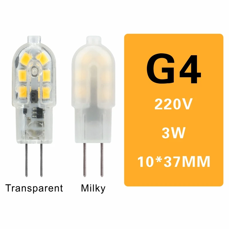 G4 3W 220V G4 G9 светодиодный светильник 3 Вт 5 Вт AC 220 В DC 12 В мини светодиодный прожектор SMD2835 люстра высокое качество освещение заменить галогенные лампы - Испускаемый цвет: G4 3W 220V