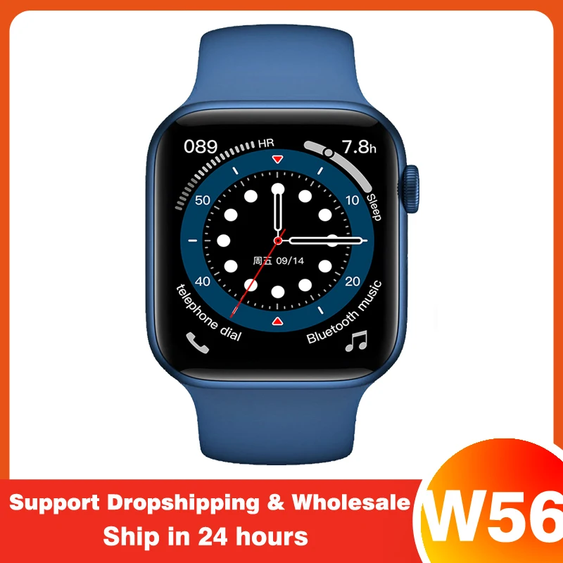 

IWO 13 PRO W56 Smart Watch 2020 2021 Bluetooth Call 44MM 40MM Series 6 1.75'' Wireless Charger ECG IP68 Waterproof Smartwatch