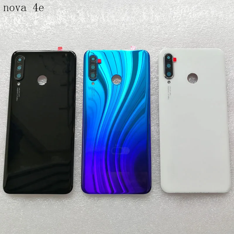 Новая Оригинальная задняя крышка из закаленного стекла для Huawei P30 Lite/Nova 4E