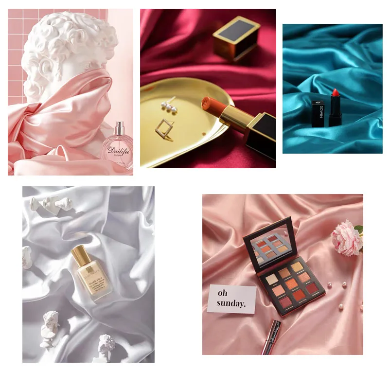 Photography Background Props Rayon Cloth Photo Studio Photo Still Life Shooting Makeup Jewelry Accessories Photo Backgroundcloth