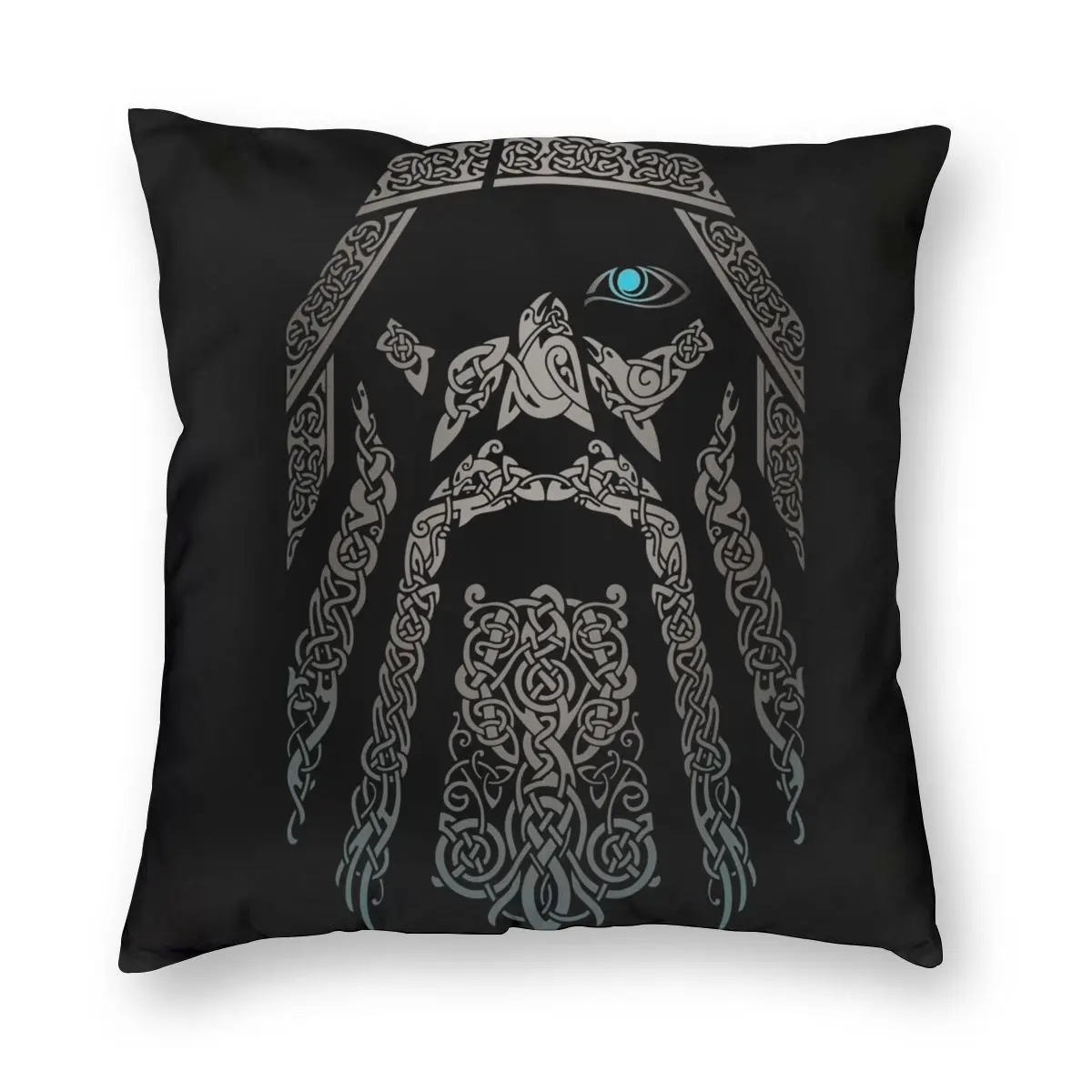 

ODIN Vikings Valhalla Son Of Odin Pillowcover Home Decor Cushion Cover Throw Pillow for Home Polyester Double-sided Printing