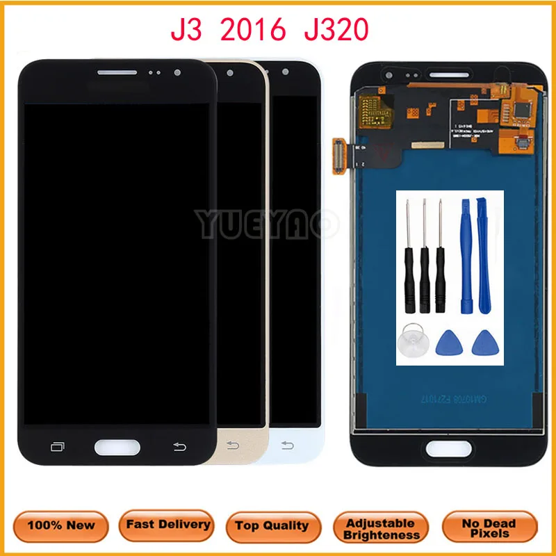 ЖК дисплей для Samsung Galaxy J3 2016 J320 J320A J320F J320P J320M J320Y J320FN сенсорный экран дигитайзер с