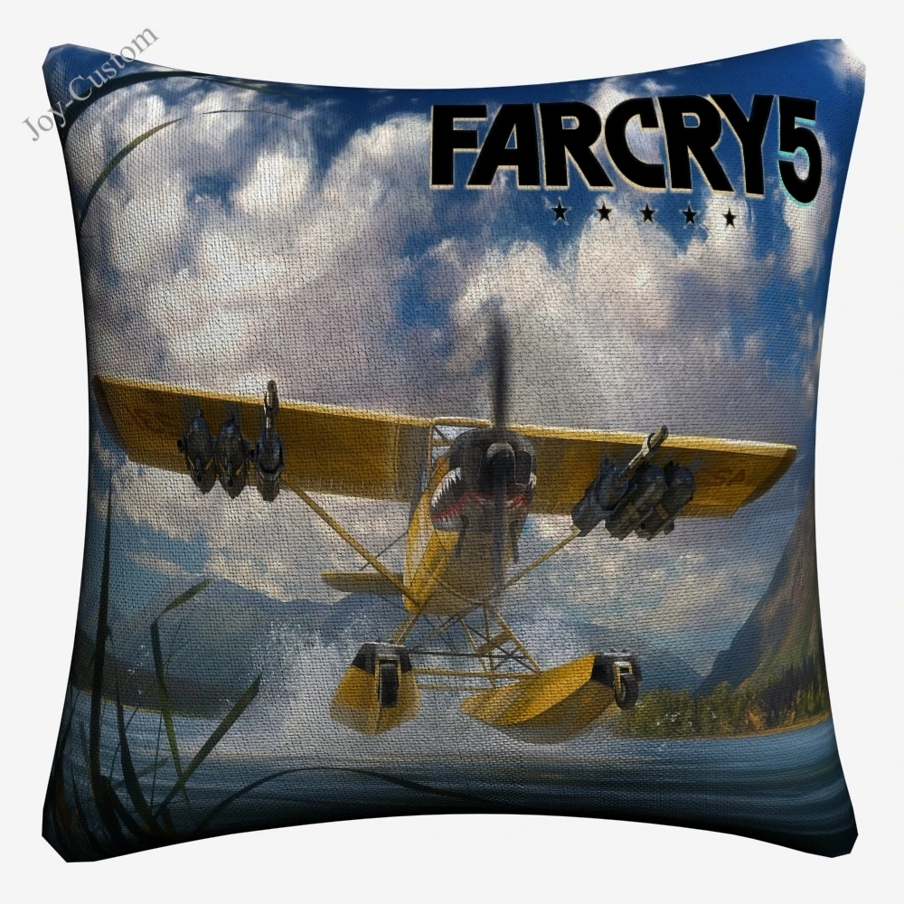 Far Cry 5 HD видео игры декоративная льняная наволочка для подушки софы стула