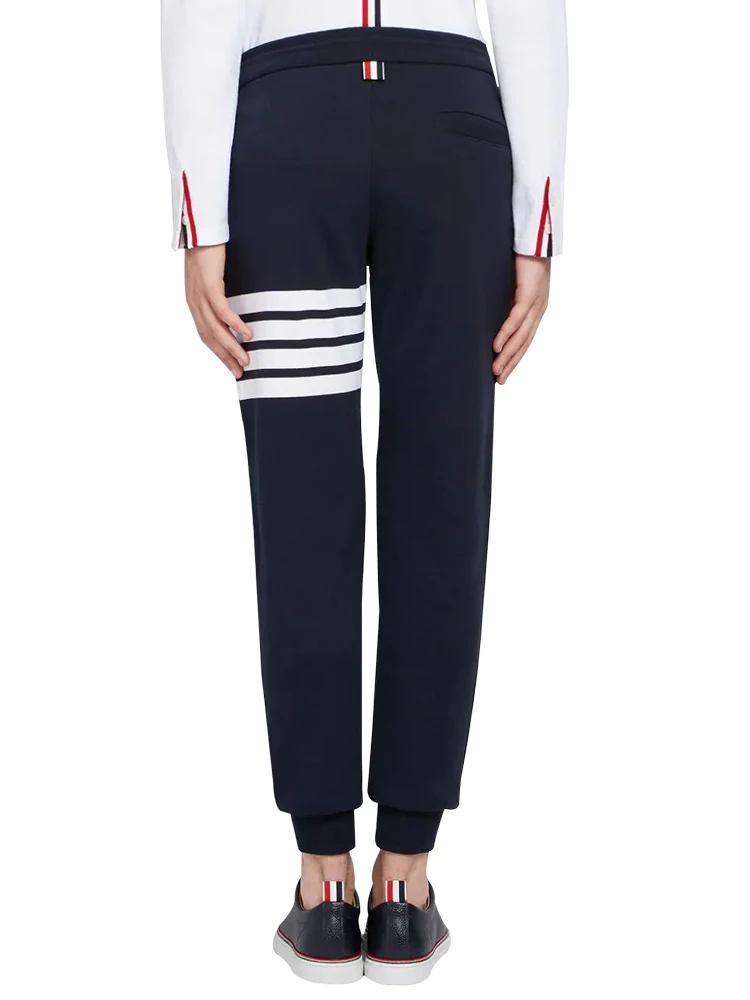

THOM 2021 TB Fashion Brand Sweatpants Men Women 100% Cotton Casual Sports Trousers Spring Stripe High Quality Jogger Track Pants