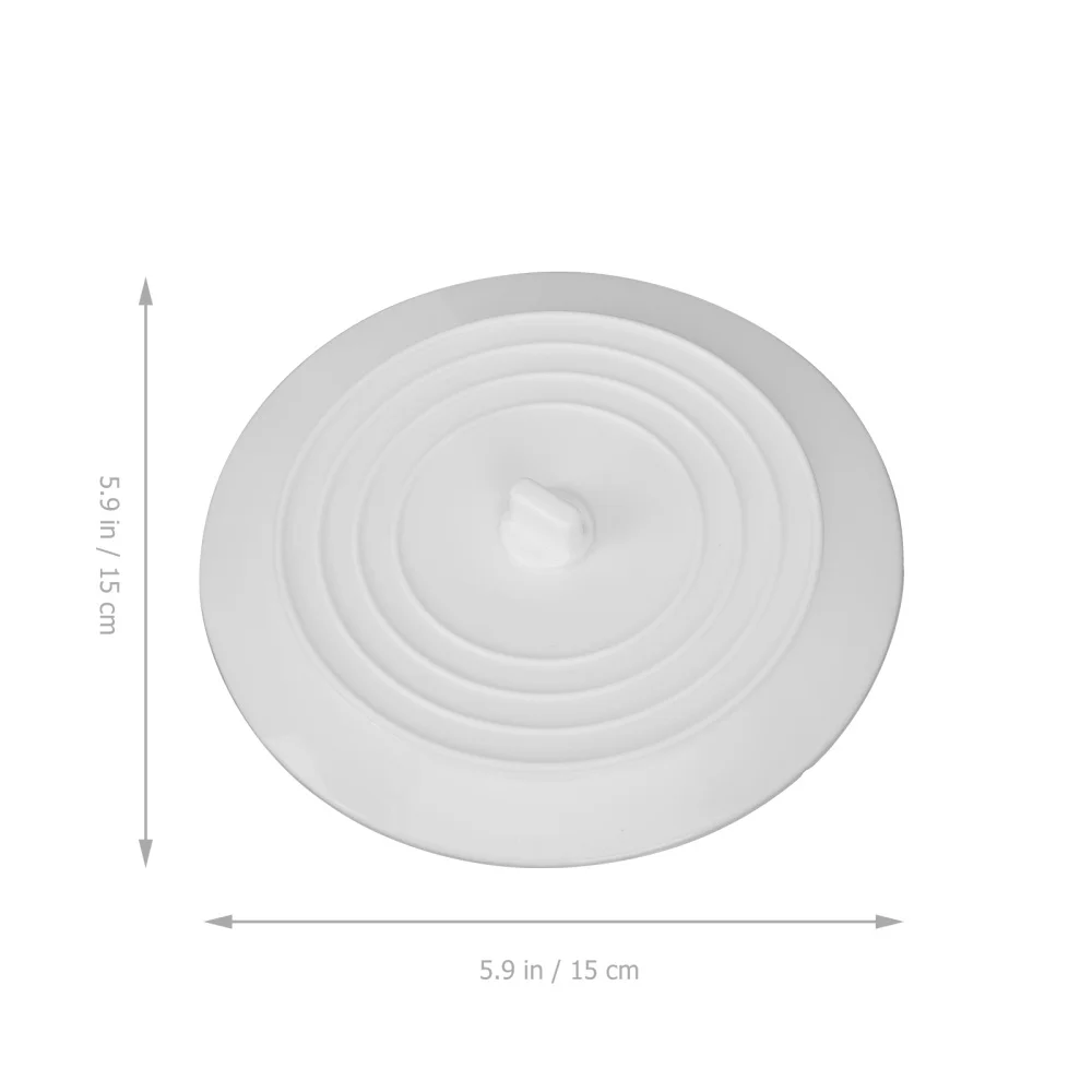 

4pcs 15cm Diameter Round Silicone Sink Plugs Practical Sink Mouth Water Stoppers