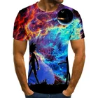 Новинка лета 2020, модная повседневная футболка с 3D принтом в стиле хип-хоп, Мужская футболка с коротким рукавом, Мужская футболка xxs-xxxl
