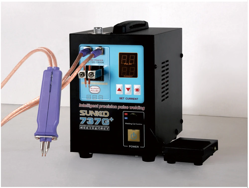 

SUNKKO 737G+ with 70B welding pen attery Spot Welder 4.3KW High Power Automatic Spot Welding Machine