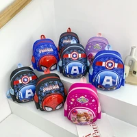 disney bag frozen girls princess kindergarten backpack marvel spiderman captain america boys cartoons school backpakc kids bags