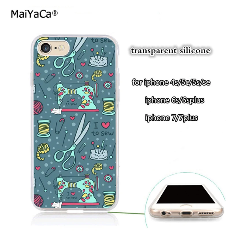 Швейная машина 11 pro max мягкий прозрачный чехол для телефона iphone 5s se 6s plus 7 8 X XR XS MAXcover