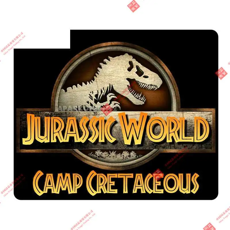 

For Jurassic World Camp Cretaceous Personality Car Sticker Creative JDM Fashion Occlusion Scratch Decal Racing Stickers