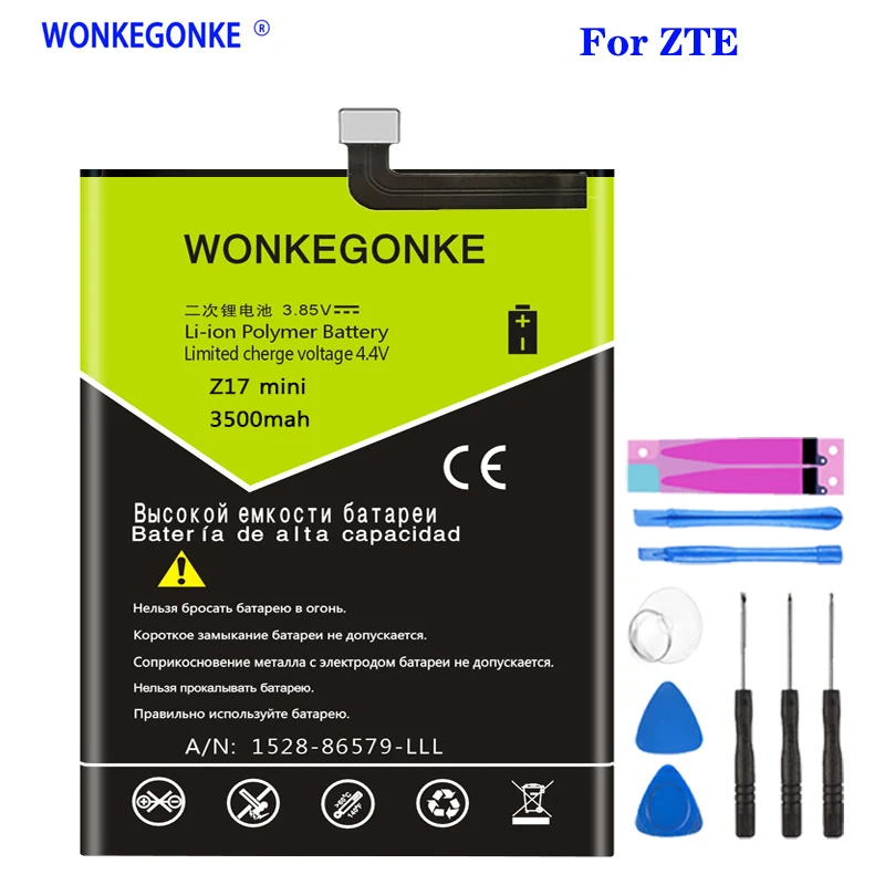

WONKEGONKE Li3929T44P6h796137 Battery For ZTE Nubia Z11miniS Z11 miniS NX549J Z17mini Z17 mini NX569H NX569J