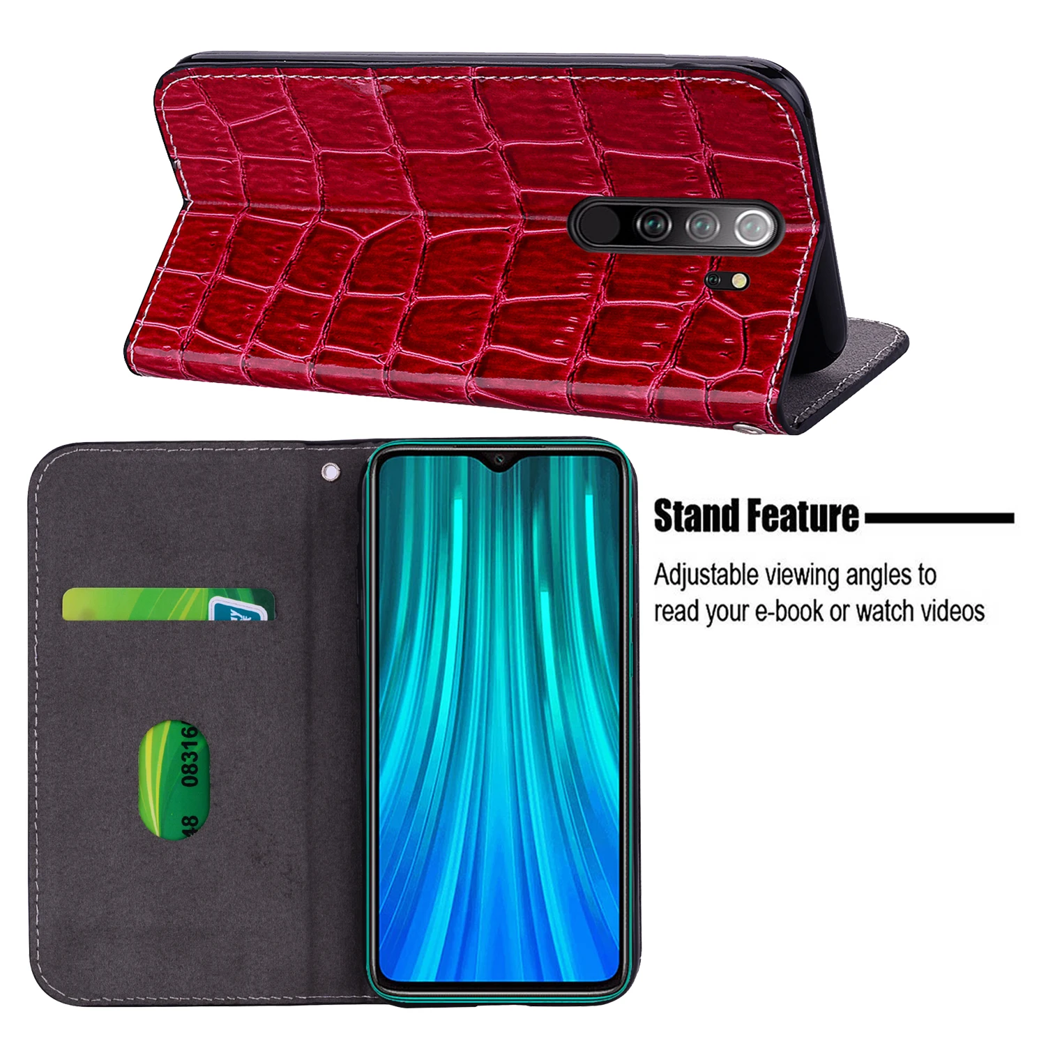 Чехол-книжка для Xiaomi Redmi Note 9 8T 8 7 6 5 Pro 4X Plus A2 A1 A3 Lite 8A 7A 6X 5X с блестками | Мобильные