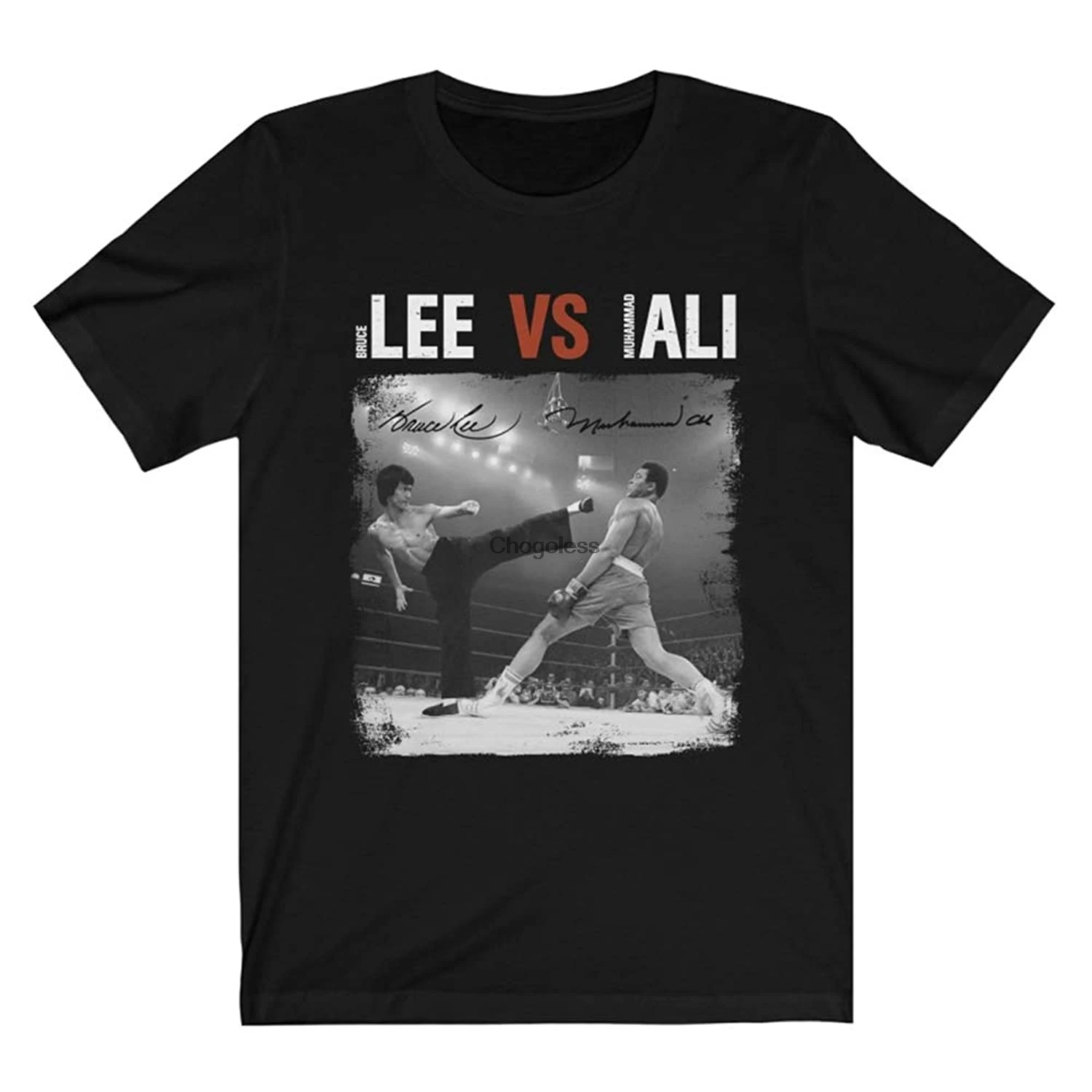 Мод.7 футболка Гун-фу из фильма греатти против Дракона Брюса Ли Мохаммеда Али |