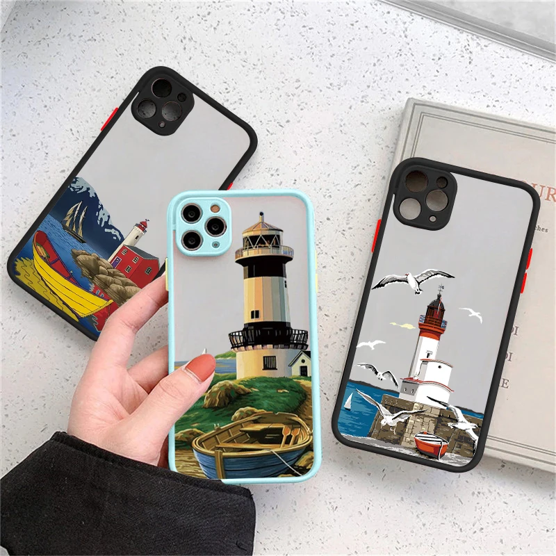 Чехол с изображением маяка для Huawei Honor P Smart Z P40 P30 P20 Pro Lite Y9 Prime Nova 6 SE 7i Y7 2019 Protect Clear Hard