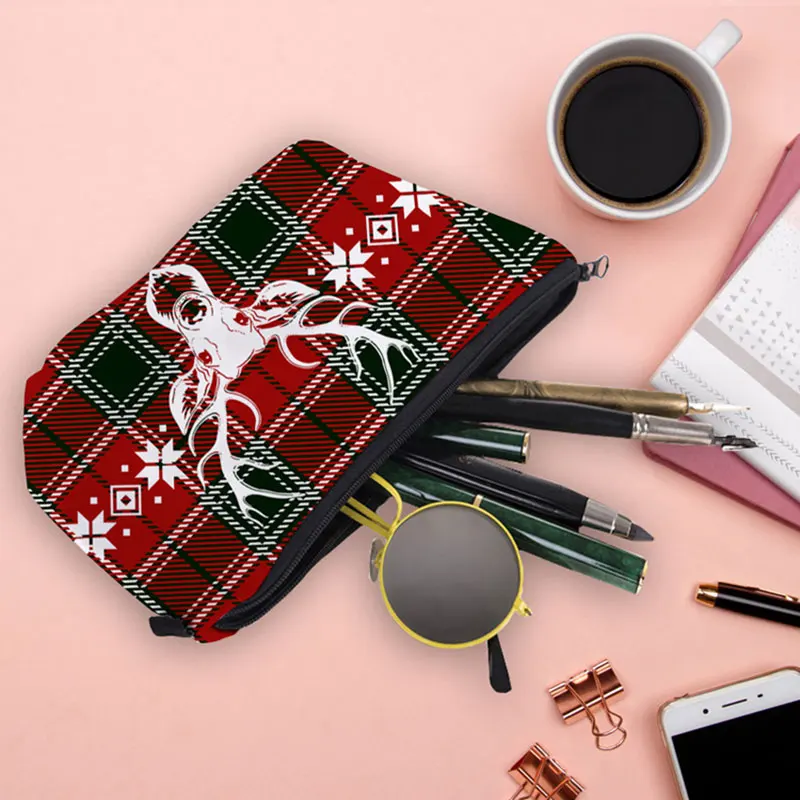 

Christmas Style Cosmetic Bag Multifunctional Outdoor Portable Cosmetic Bag For Ladies Multi-Purpose Travel Storage Bag