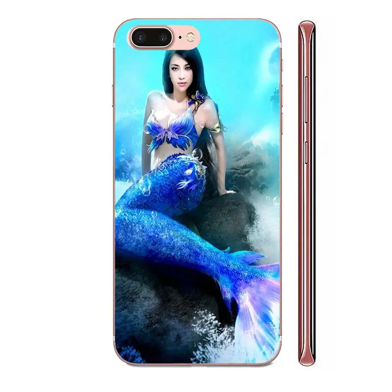 Модный мобильный телефон из ТПУ с рисунком русалки Ариэль Защита для Samsung Galaxy A51 A71