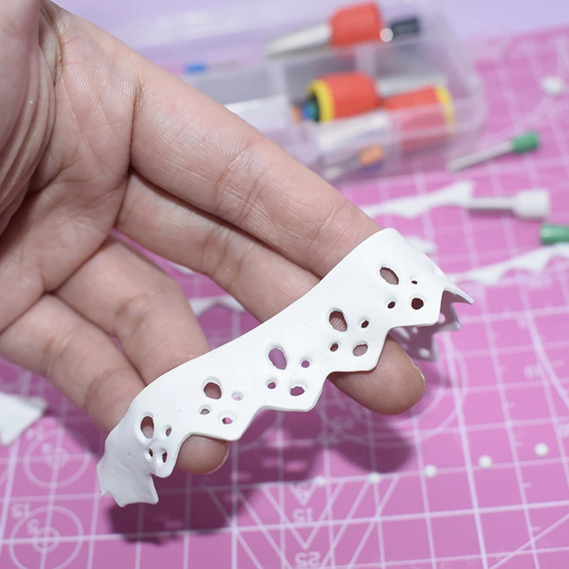 Мини нержавеющая сталь круглый Пробивной глины скульптурные инструменты