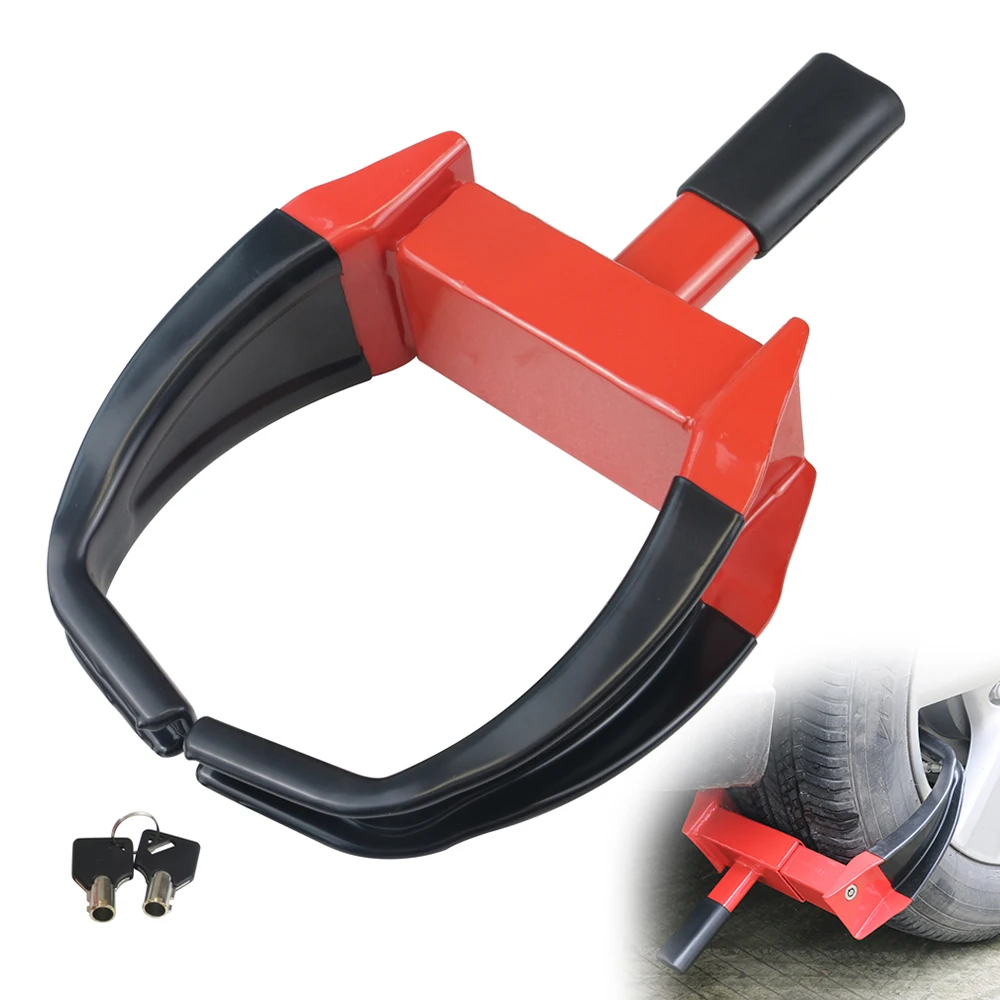 Замок зажим для колес защита от кражи мотоциклов прицепов лодок максимальная