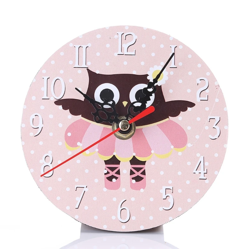 Современные деревянные настенные часы с совами круглые винтажные деревенские