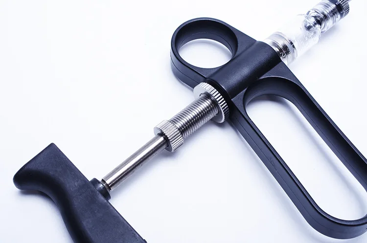 2 мл ветеринарный Регулируемый непрерывный шприц из нержавеющей стали для кур и