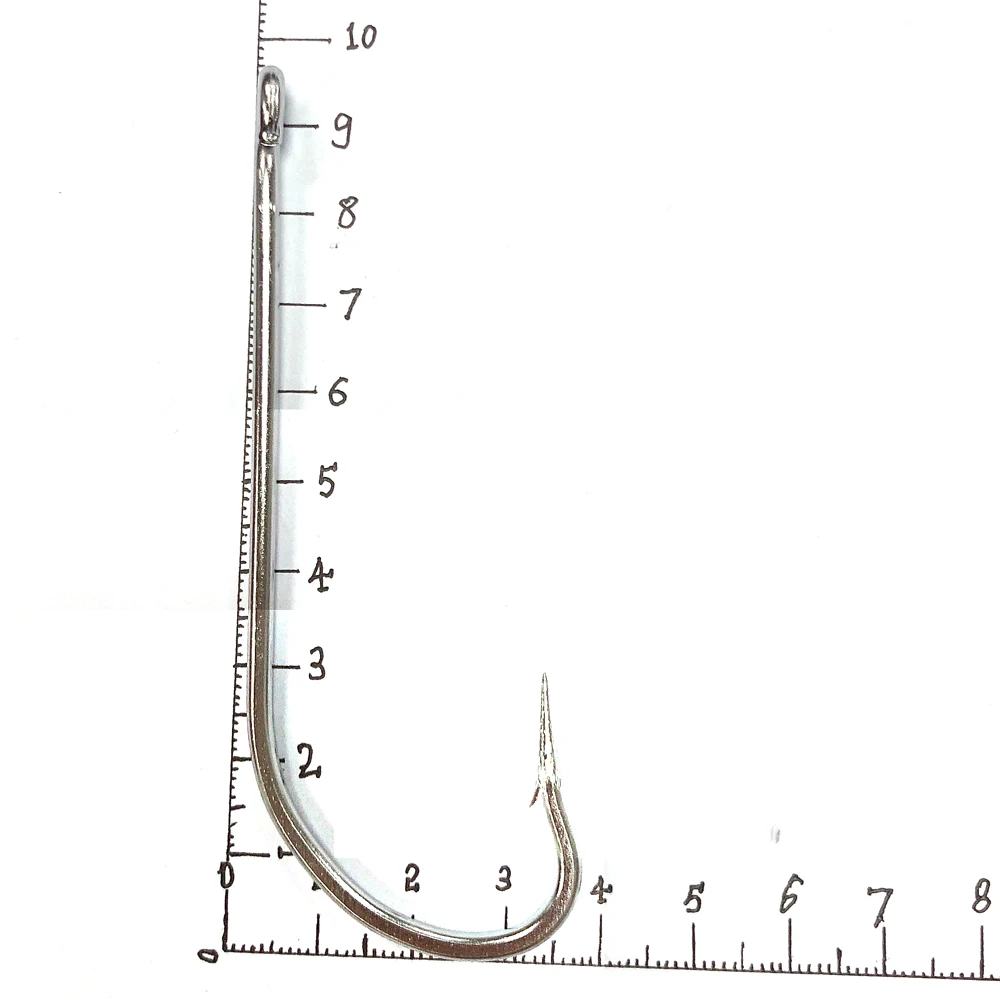 CN04 10/0 40 шт. рыболовный крючок Mustad рыболовные крючки из нержавеющей стали