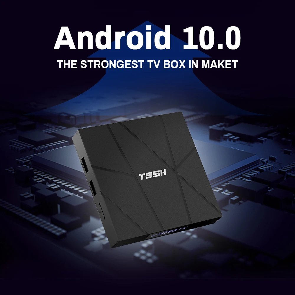 ТВ-приставка Transpeed на Android 10 Allwinner H616 T95H голосовой помощник 2 4 ГГц Youtube Google |