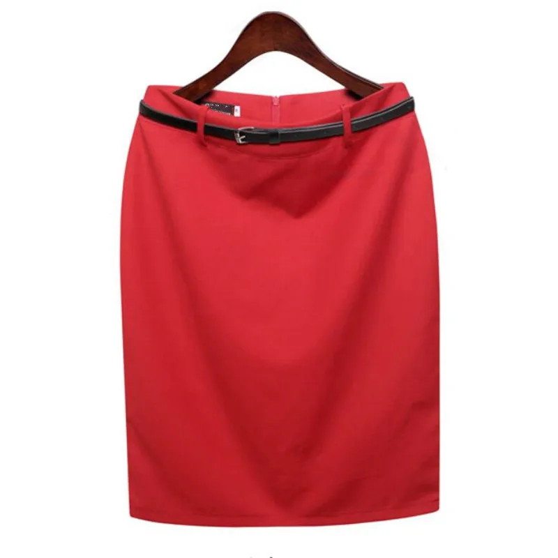 

Pencil Skirt 2020 Women Autumn Summer Fashion High Waist Midi Skirt Slim Elegant Plus Size Skirt Skirts Women K507