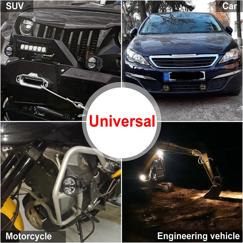 Светодиодный светильник рабочего света с комбинированным светом 3 дюйма 12 В 24 -