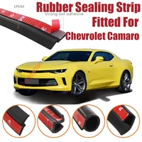 door seal strip kit self adhesive window engine cover soundproof rubber weather draft wind noise reduction for chevrolet camaro