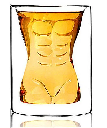 Стеклянная чашка термостойкая винная Двойная стенка уникальные стеклянные