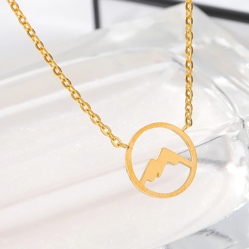 Оптовая продажа 10 шт. розовое золото Цвет Collares Largos De Moda 2021 кольца из нержавеющей