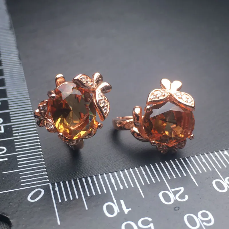 CSJ новый стиль зултанит серьги из стерлингового серебра 925 пробы овальные 8*10 мм