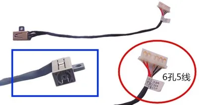 

DC Power Jack with cable For Dell Vostro 14 5468 P75G P64G V5468 15 5568 V5568 laptop DC-IN Flex Cable