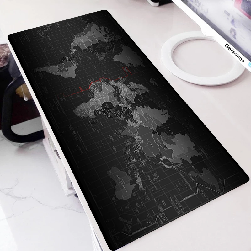 

Anime Mouse Pad Gaming Accessories Mausepad Pc Gamer Complete Asus Rog Keyboard Mat World Map Desk Mat Xxl 900X400 Mousepad Mats