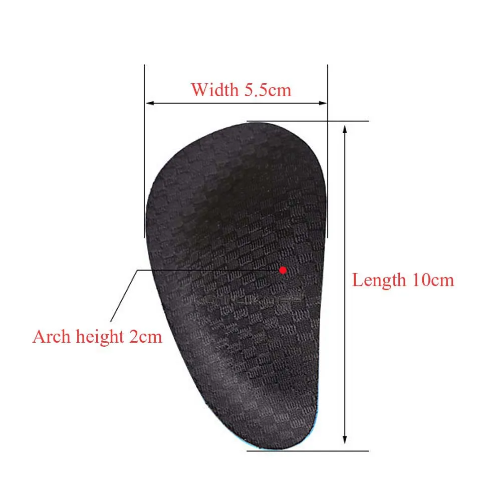 Unisex Orthopedic Insoles For Shoes Cushion Arch Support Foot Massage Pad Pain Relief Flat Feet Self-Adhesive Shoe Sole Inserts