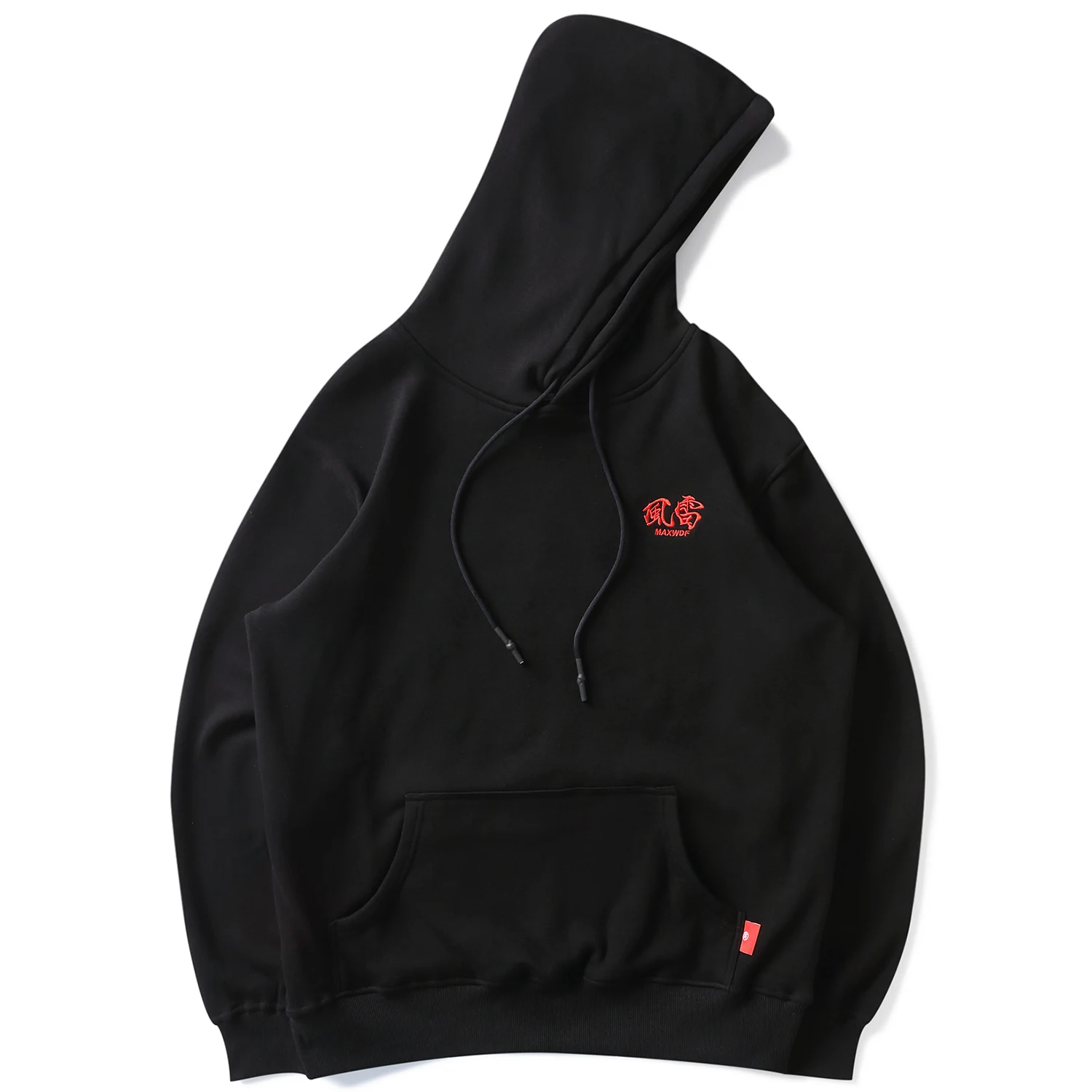 Oufisun для мужчин в стиле хип-хоп с вышивкой гром Ветер мужские толстовки капюшоном