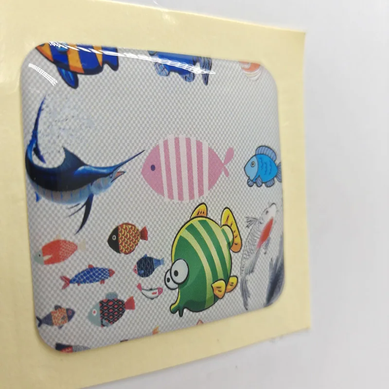 

Custom Self Adhesive 3D Epoxy Dome Resin Gel Sticker