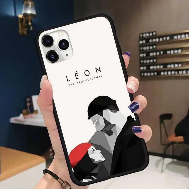 

Leon Matilda Natalie Portman Movie Phone Case for iPhone 11 12 pro XS MAX 8 7 6 6S Plus X 5S SE 2020 XR Soft silicone