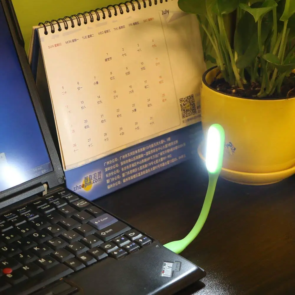 USB Светодиодная лампа для ноутбука планшета ПК и внешнего аккумулятора походные