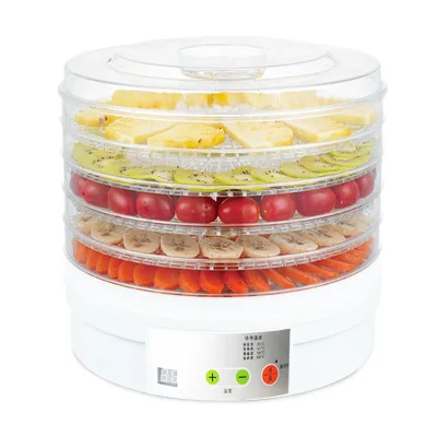 Household Fruits Vegetables Food Dryer Dehydration 5 Layer Plastic material 220v 110v Meat Dehydrator Drying Machine | Бытовая техника