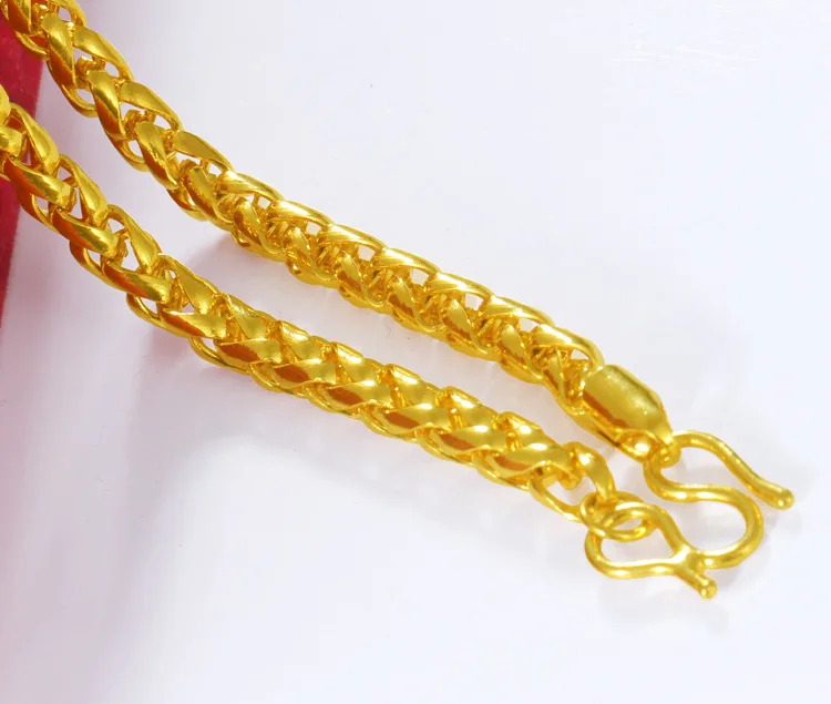 Цепочка из 18 каратного золота не выцветает навсегда для мужчин и женщин