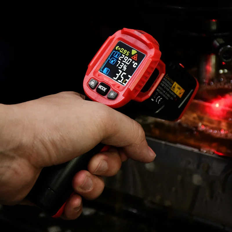 Инфракрасный термометр цифровой метеостанции гигрометр температурный измеритель влажности лазерный термометр On.