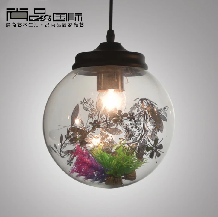 

modern led glass ball lustre pendente light fixtures hanging lights commercial lighting kitchen dining bar dining room